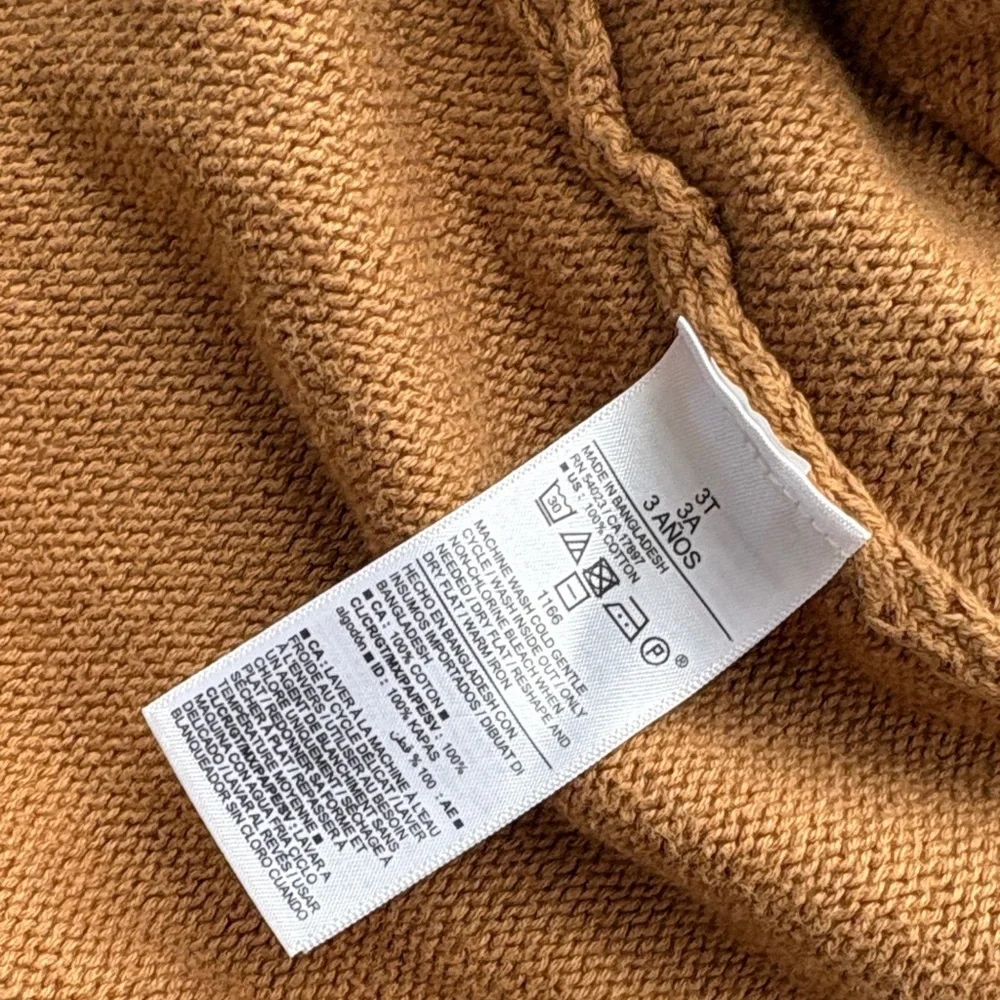 Old Navy Girls Camel Color Cardigan 3t